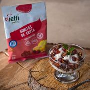 Bijelti Helado proteico y saludable