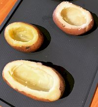 Papas rellenas al horno con espinacas 3